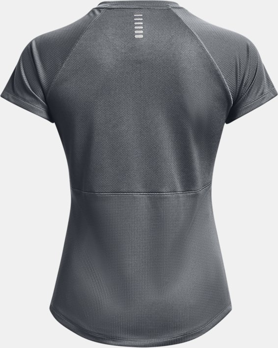 T-shirt à manches courtes UA Speed Stride pour femme, Gray, pdpMainDesktop image number 4